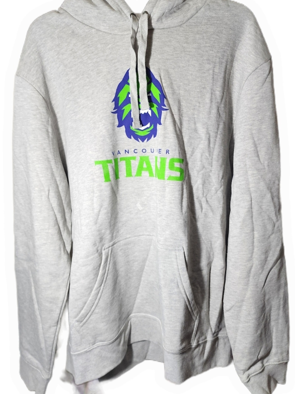 VANCOUVER TITANS Gray Pullover Hoodie Sweatshirt Size XLarge Fanatics NWT